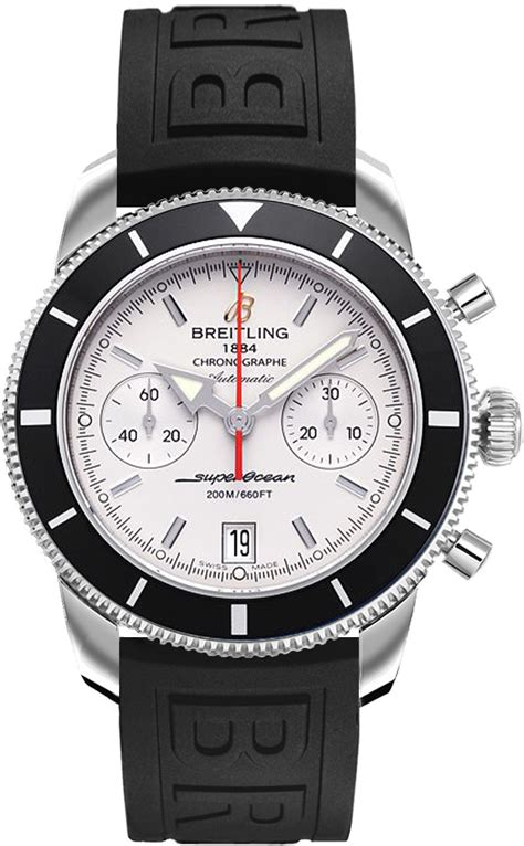 breitling a2337024|Breitling Superocean Heritage Chronograph Stratus Silver Dial .